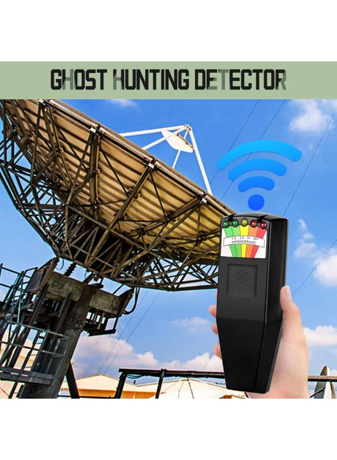 المحمولة LED EMF المجال الكهرومغناطيسي شبح الصيد كاشف المعدات غير الطبيعية اختبار 50Hz-20000Hz الأسود - Image 3