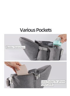 Baby Hip Carrier, Ergonomic Carrier, Capacity Pocket with Adjustable Waistband, Suitable for Newborn to Toddlers All-Seasons(Grey) - pzsku/ZA92056064740DD628BECZ/45/_/1713403763/b08f3bd3-e59b-4f01-b1f0-88aac677c8e9