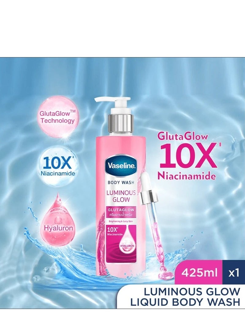 Vaseline Body Wash Luminous Glow - 425ml - Image 3