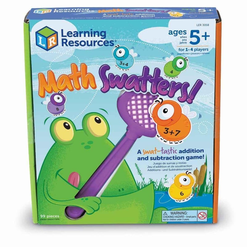 Learning Resources Mathswatters Addition & Subtraction Game - Math Games, Numbers Flash Cards, Classroom And Preschool Must Haves, Montessori, Fine Motor Skills Manipulatives, Kindergarten - Image 4