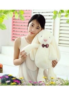 SOLE Sleeping Friend Long Ear Bunny Plush Rabbit with Bow Tie 65 cm  - Image 2