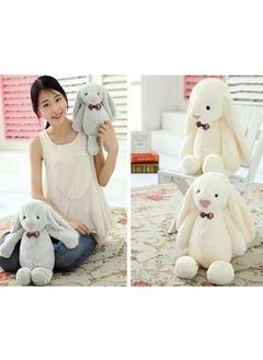 SOLE Sleeping Friend Long Ear Bunny Plush Rabbit with Bow Tie 65 cm  - Image 3