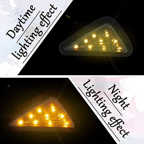OBEROI'S TRADERS R15 V2/ V3/ V4 & M Smoke Triangle Flush Mount LED Turn Signals Blinker/Indicator For Yamaha R15 All Models Bike - Image 5