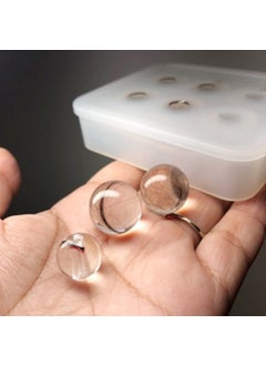 Hobizubi 5 Pieces - Round Beads Rosary Resin Silicone Mold -16 mm 249  - Image 2