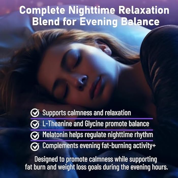 KetoZest Night Time Fat Burner for Weight Loss - Metabolism Booster Nighttime Belly Fat Burn & Natural Appetite Suppressant Supplement for Men Women - Relaxation Weight Control Support Pills - Image 4