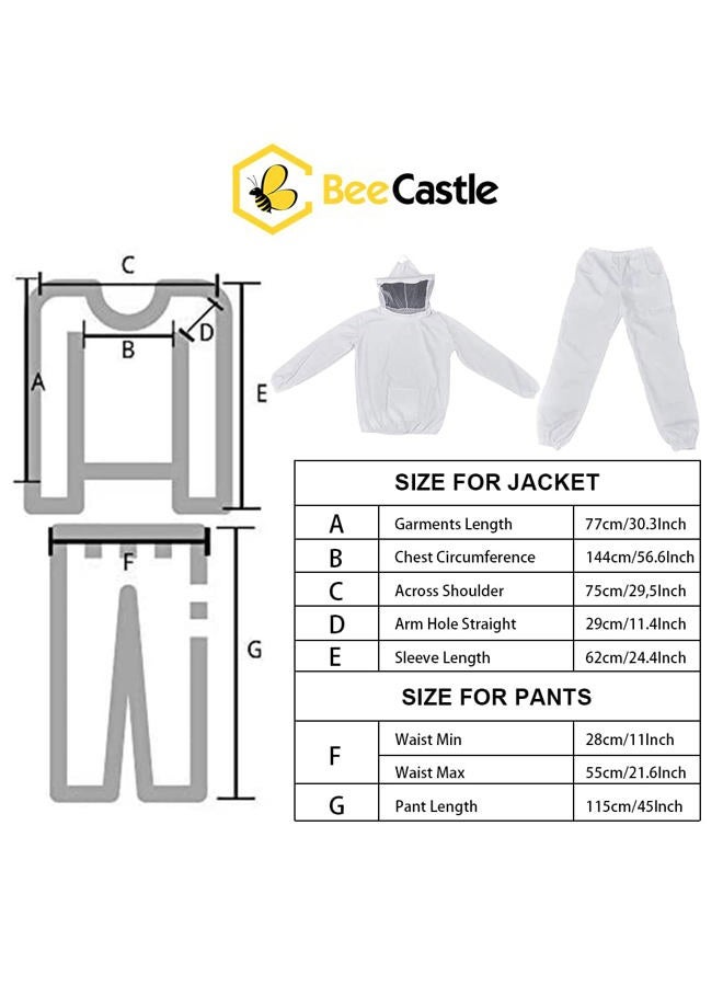 BeeCastle 8-Frame Bee Hives and Supplies Starter Kit,Beehive Kit Dipped in 100% Beeswax,Bee Keeping Supplies-all Beginners Kit includes Beekeeping Supplies Tool Set and Bee Suit. - Image 4