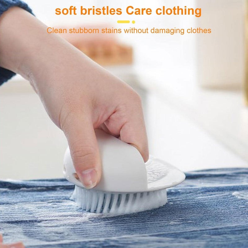windforgecraft 3 Laundry Cleaning Brush,Soft Bristle Scrub Brushes - Multi-use Household Scrubber for Underwear Shoes Scrubbing Tool, Easy to Grip Strop-au - Image 2