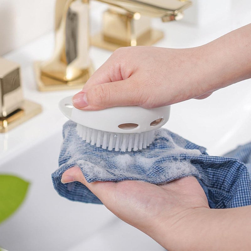 windforgecraft 3 Laundry Cleaning Brush,Soft Bristle Scrub Brushes - Multi-use Household Scrubber for Underwear Shoes Scrubbing Tool, Easy to Grip Strop-au - Image 3