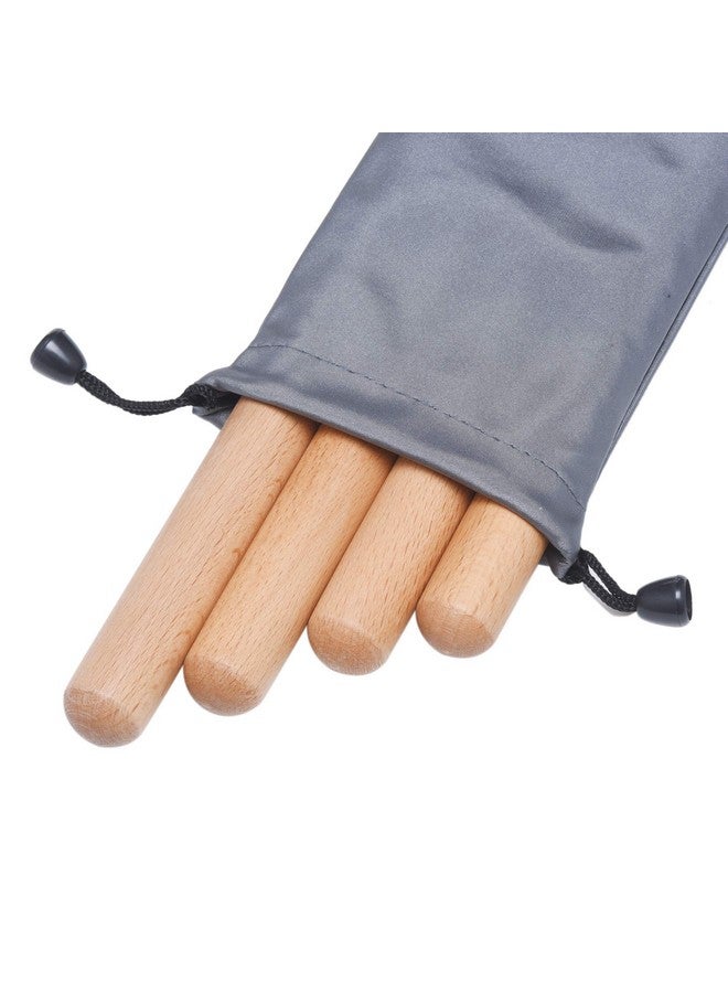 ميهي مجموعة من 16 عصا موسيقية لومي للأطفال، عصي إيقاعية مقاس 8 بوصات مع حقيبة حمل - Image 3