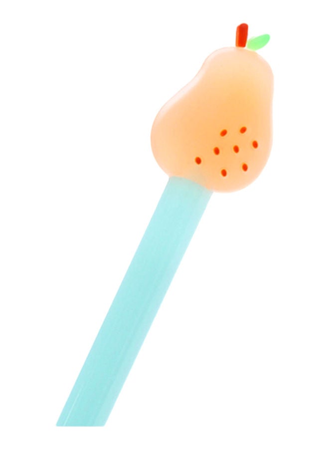NIBEMINENT 4-Piece Creative Cute Fruit Shape Neutral Pen Set Multicolour