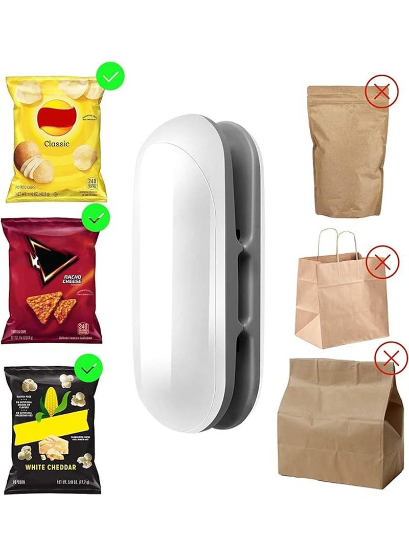 Mini Portable Sealing Machine, Handheld Heat Sealer for Plastic and Food Bags, Battery Operated Snack Sealer  - Image 2