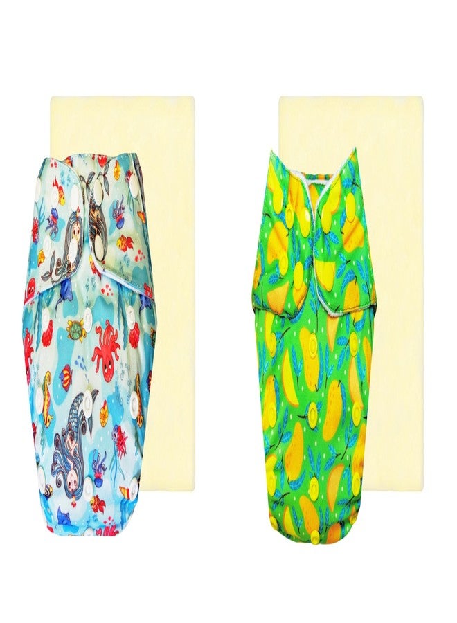 Dumbledo Elite Cloth Diaperwith Magical Soaker (Pack of 2) | Soft & Gentle | Leakproof | Easy to Clean | Ideal for Toddlers | 3 Months - 3 Years | Unisex Baby - Image 1