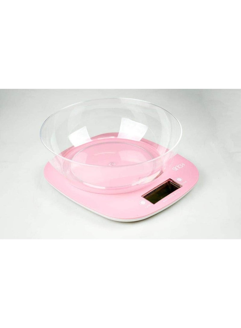 Sinbo Digital Kitchen Scale 5Kg, LCD Display, Auto Power Off, Weight Unit Conversion, High Accuracy Electronic Food Scale, Durable Plastic Design – SKS-4522 - Image 1