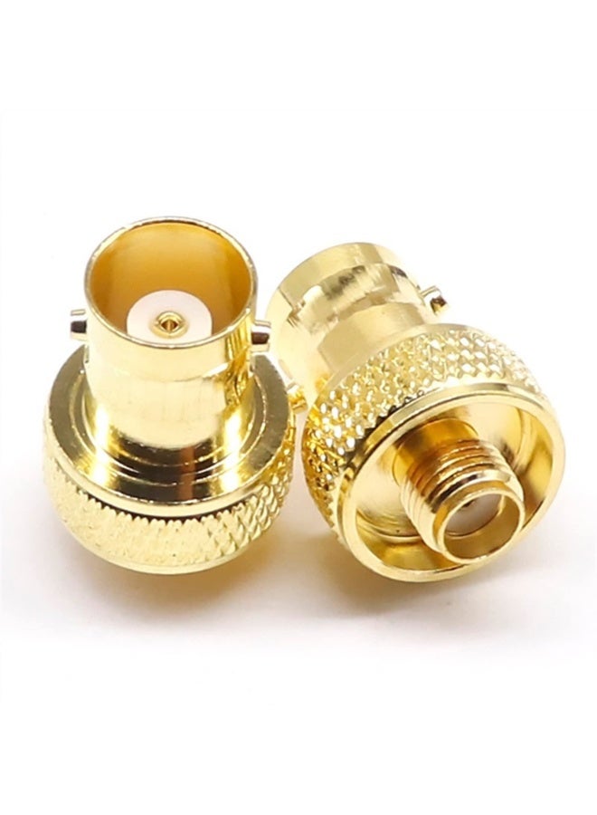 هيدفانا 2+2 قطعة محول SMA ذكر SMA إلى أنثى BNC، محول SMA أنثى إلى أنثى BNC، محول محوري للترددات اللاسلكية - Image 5