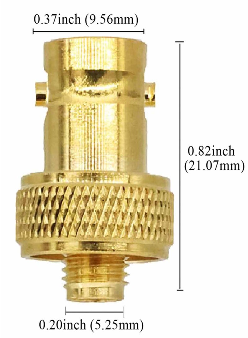هيدفانا 2+2 قطعة محول SMA ذكر SMA إلى أنثى BNC، محول SMA أنثى إلى أنثى BNC، محول محوري للترددات اللاسلكية - Image 3