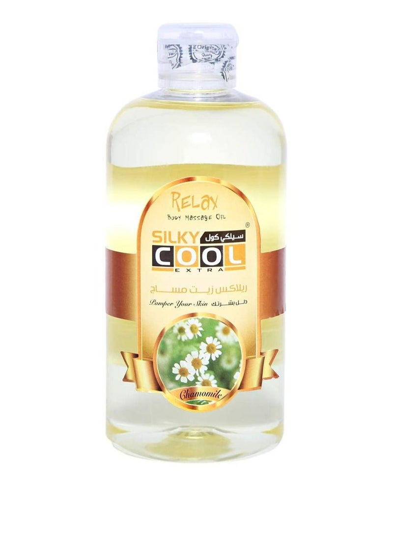 Silky Cool Silky Cool Chamomile Body Massage Oil -500 ml 