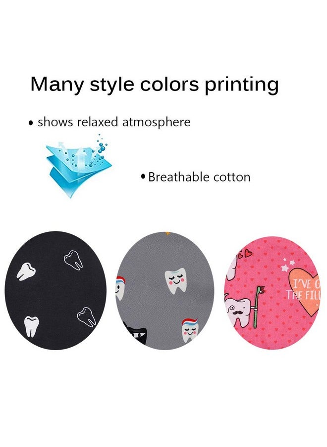 CHUANGLI - 3Pcs Gourdshaped Working Caps With Upgrade Sweatband Adjustable Hats Head Cover Womenmen (B23 Tooth Gray Black Navy) - Image 1