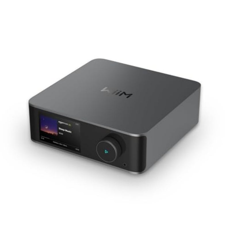 جهاز بث موسيقى Ultra وشاشة لمس رقمية Preamp مقاس 3.5 بوصة، متوافقة مع Google Cast وAlexa وStream Spotify وAmazon Music وTidal والمزيد HDMI ARC ومدخل Phono ومخرج سماعة الرأس رمادي فضائي - Image 1