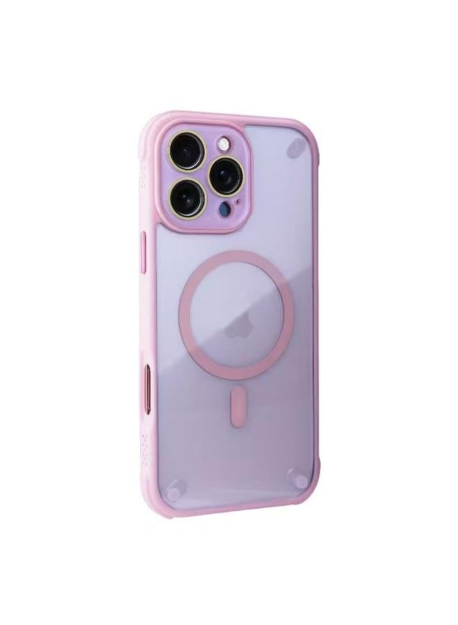 S-TOP Case For iPhone 16 Plus Shockproof MagSafe Magnetic TPU Hybrid Acrylic Phone Case - Image 2