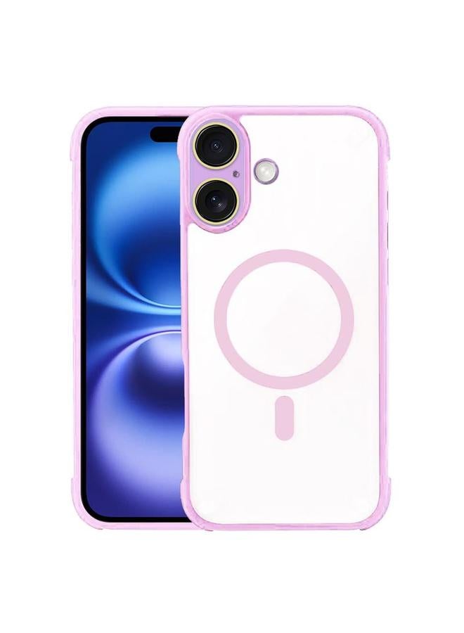 S-TOP Case For iPhone 16 Plus Shockproof MagSafe Magnetic TPU Hybrid Acrylic Phone Case - Image 1