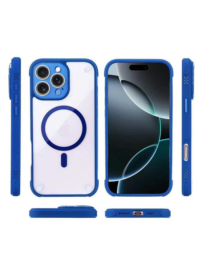 S-TOP Case For iPhone 16 Plus Shockproof MagSafe Magnetic TPU Hybrid Acrylic Phone Case - Image 3