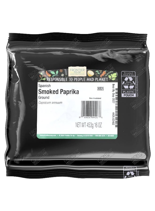 Frontier Co-op فرونتير كوبر، بابريكا مدخنة إسبانية، مطحونة، 16 أونصة (453 جرام) - Image 2