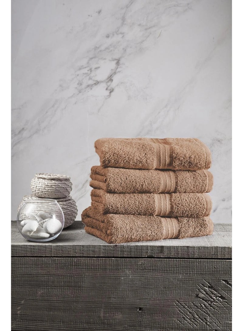 تى ام هوم مجموعة فوط فندقية فاخرة من TM HOME – قطن طبيعي 100% فائق النعومة وسريع الامتصاص – لون بني أنيق يضيف لمسة فخامة – مقاس 50×100 – جودة فندقية بمعايير عالمية - Image 2