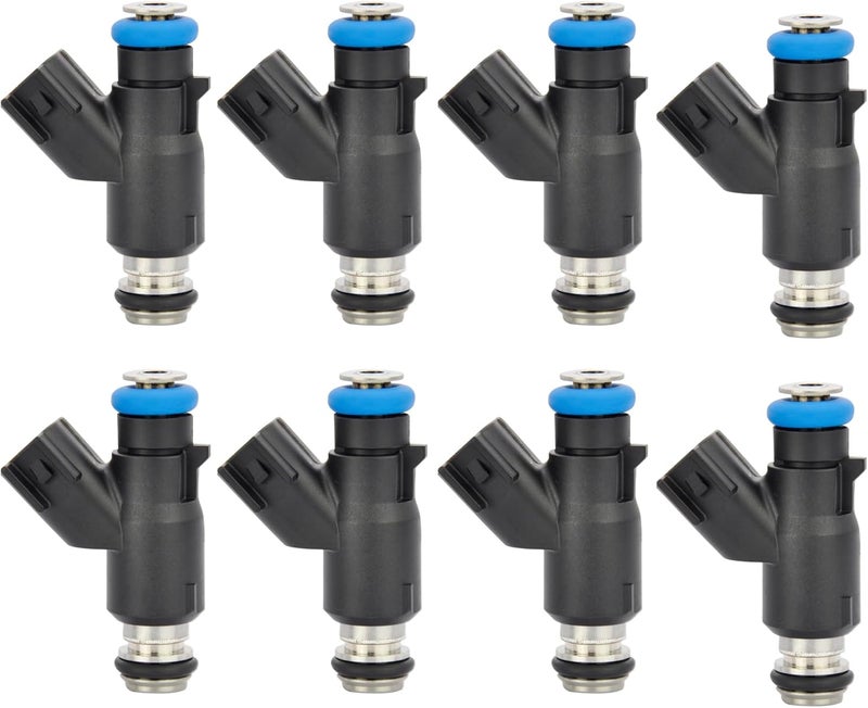 Vphix Fuel Injectors Set for 2010-2015 Chevrolet GMC Hummer Cadillac - 8 Pieces - Image 1