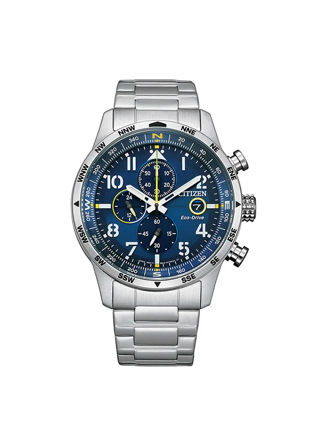 سيتيزن Men's Analog Tonneau Shape Stainless Steel Wrist Watch CA0790-83L - 43 Mm