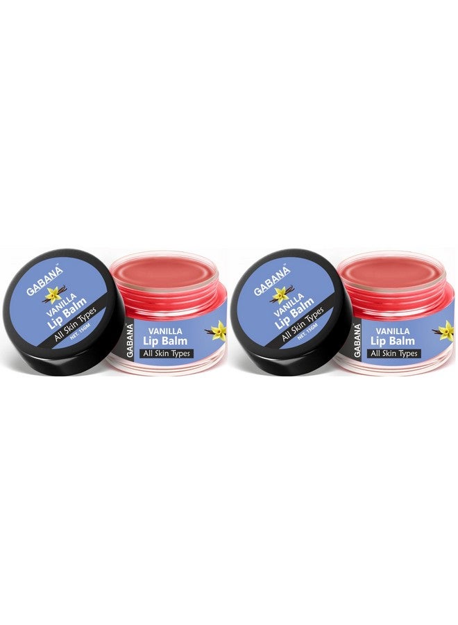 GABANA Lip Balm for Men and Women (Pack of 2, 15 gram, Vanila)|LIP Balm for Dry and Chapped Lips Vegan and Cruelty Free LIP balm for Dark Lips LIP balm Gel Lip balm for LIP Repair LIP balms| - Image 1