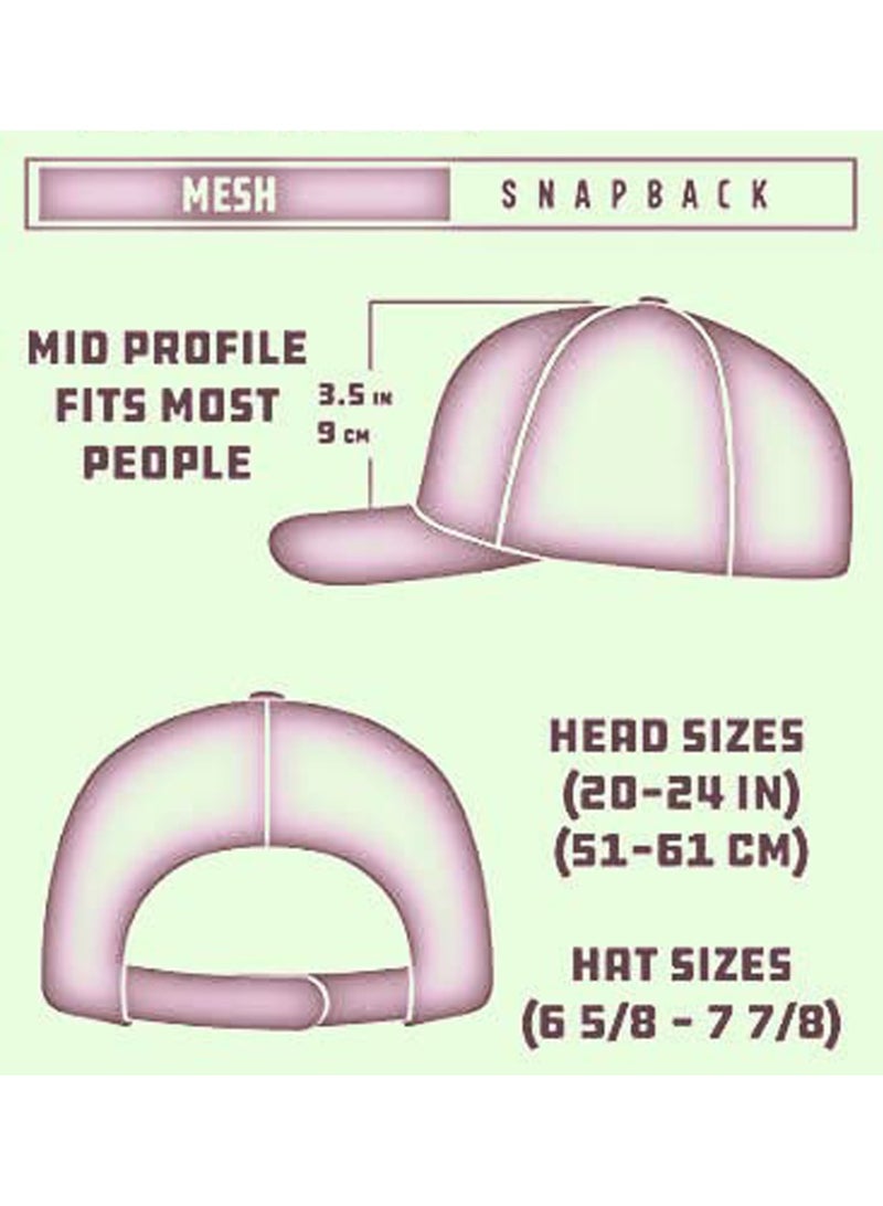 Mordely Baseball Cap & Trucker Hat Mesh Cap - One Size Fits All Snapback Closure - Great for Hunting & Fishing - Image 5
