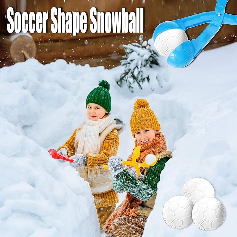 Supmlc Snow Toys, Snowball Maker 4 Pack Ball Shaper Molds Toys For Kids Fights Tool Winter Clip Games Outdoor - Image 3