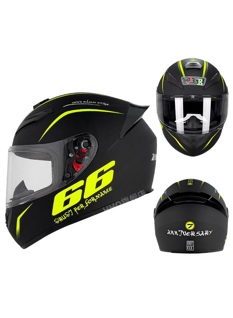 general Full Face Motorbike Helmet Motorcycle Adult Rider Biker Sports Crash Helmet - Image 1