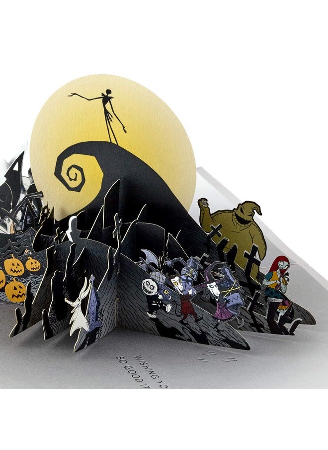 Hallmark Hallmark Signature Paper Wonder Nightmare Before Christmas Pop Up Birthday Card, Halloween Card (Happy Nightmares)  - Image 5