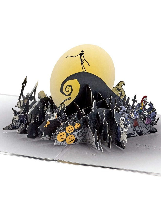 Hallmark Hallmark Signature Paper Wonder Nightmare Before Christmas Pop Up Birthday Card, Halloween Card (Happy Nightmares)  - Image 1