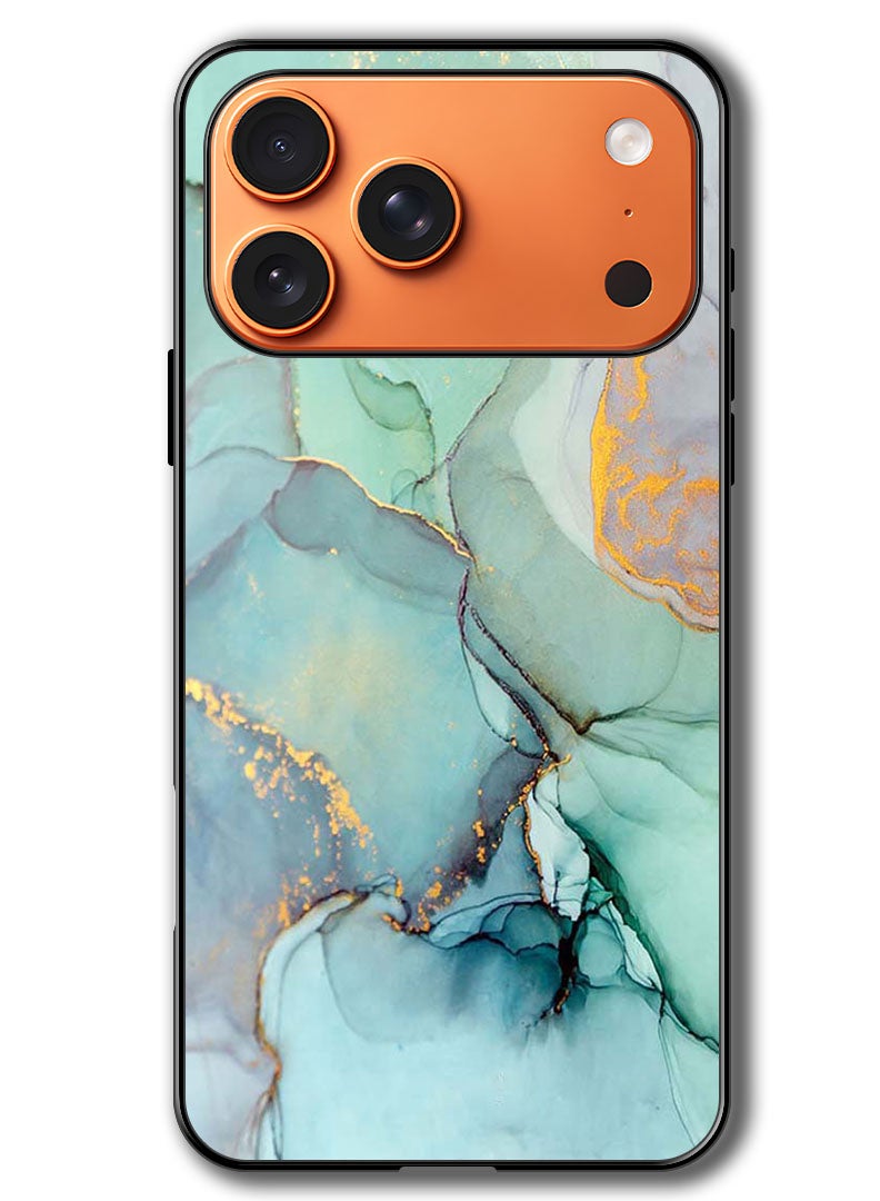 Theodor Case Compatible with Apple iPhone 17 Pro Max 6.9 Inch Protection Shockproof Bumper Cover Crack Lines - Image 1