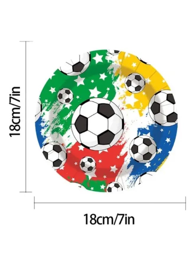 Fifa 2026 Football/ Soccer Party Plates-10 Pcs - Image 2