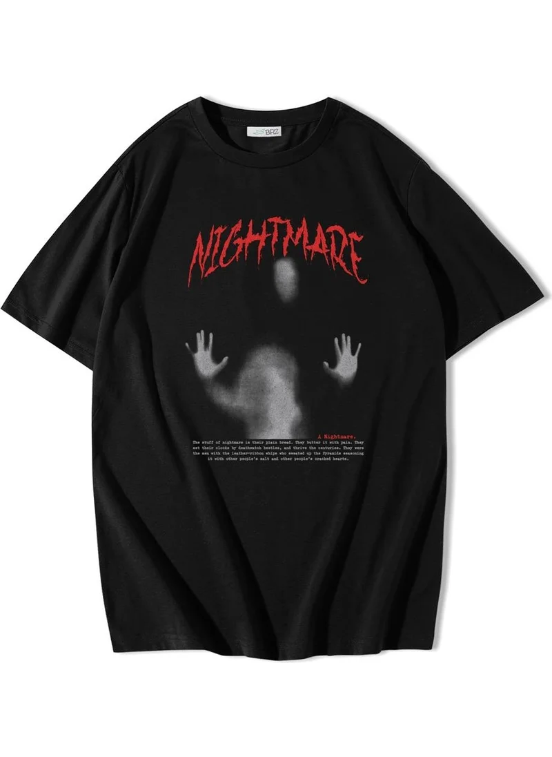 BRZ Collection Oversize Unisex Nightmare T-Shirt