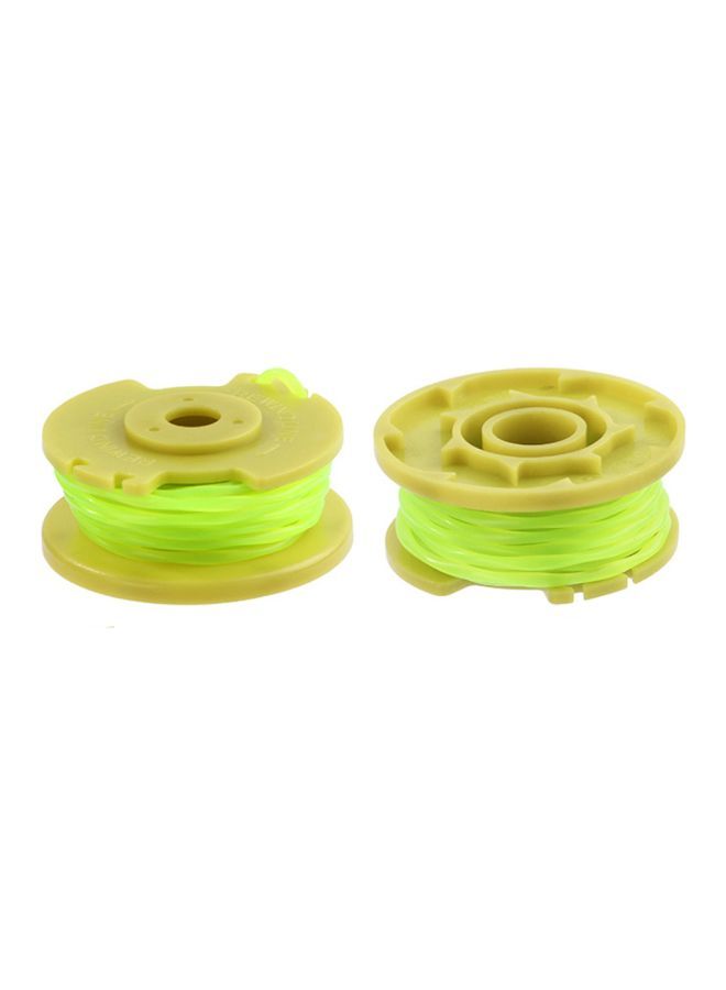 NIBEMINENT 3-Piece Replaceable Automatic Mower Feed Thread Spool Green/Yellow 6x3x6cm - Image 3