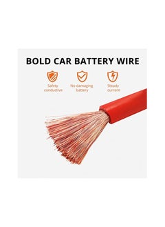 DeloPik Car Battery Jumper Cable, 800A Emergency Battery Cables Automobile Booster Cable Jumper Wire with Smart Car Battery Clamp for All Vehicle Jump Starter  - Image 2