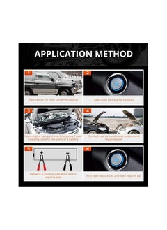 DeloPik Car Battery Jumper Cable, 800A Emergency Battery Cables Automobile Booster Cable Jumper Wire with Smart Car Battery Clamp for All Vehicle Jump Starter  - Image 4
