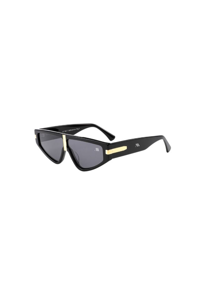 Kemet Eyewear Irregular Full Rim Unisex Celeste Black Dark Gray Lens  - Image 1