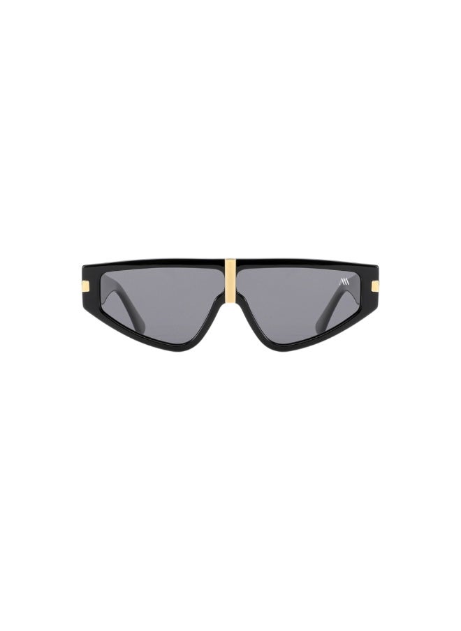 Kemet Eyewear Irregular Full Rim Unisex Celeste Black Dark Gray Lens  - Image 2