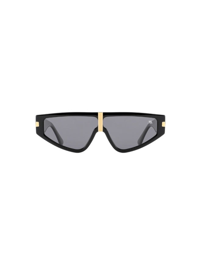 Kemet Eyewear Irregular Full Rim Unisex Celeste Black Dark Gray Lens - Image 1
