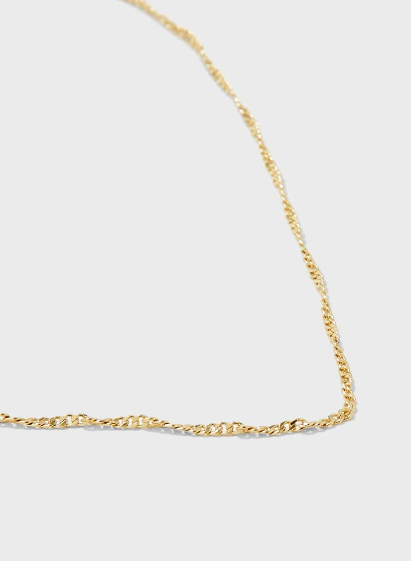 American Eagle Daisy Metal Layered Necklace Set