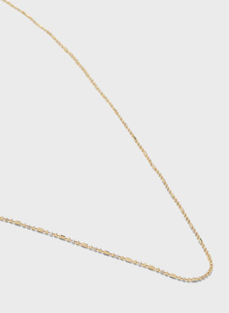 American Eagle Daisy Metal Layered Necklace Set