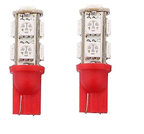 PA 9 SMD (RED) LED Parking Bulb Pilot Light/License Plate car Lights for Mahindra XUV 500 (Pair / 12V) - Image 3