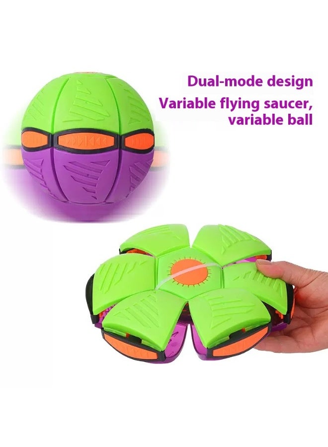 Bouncy Ball Step On The Ball Children's Toys Frisbee Flying Saucer Deformation Ball Foot Step On The Luminous Bouncing Ball - Image 5