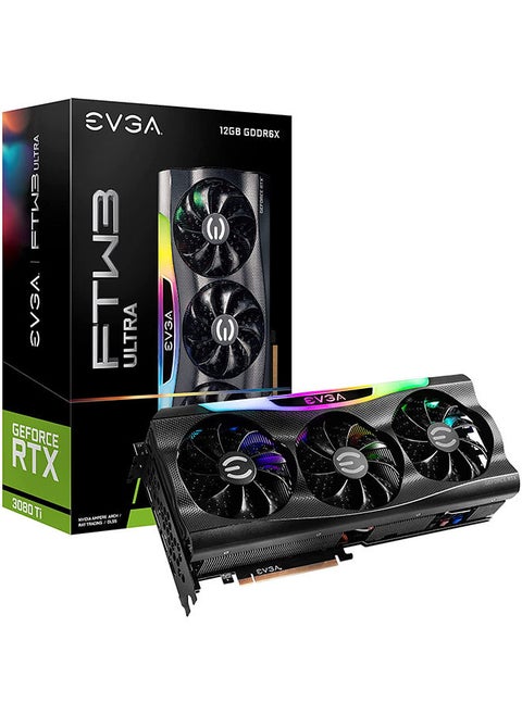 EVGA GeForce RTX 3080 Ti FTW3 ULTRA GAMING, 12G-P5-3967-KR, 12GB GDDR6X, iCX3 Technology, ARGB LED, Metal Backplate