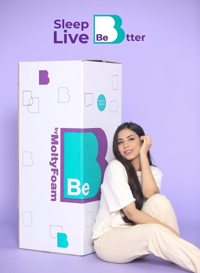 MoltyFoam Be by Molty | Queen | 10 Inches | Redefining Comfort | Premium Quality Foam for Luxury Sleep | Easy Assemble - Image 4